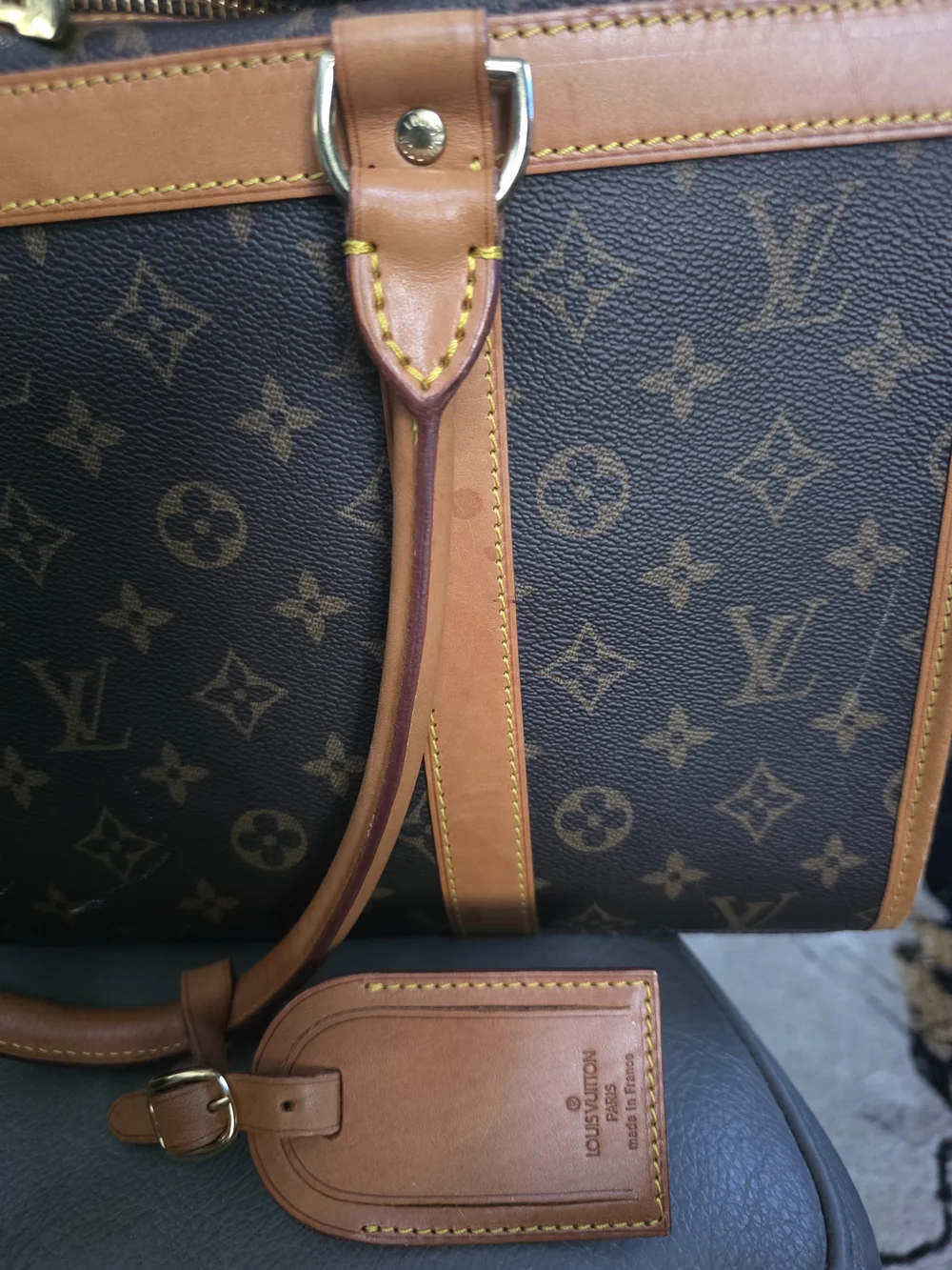 Authentic Vintage Louis Vuitton Monogram Canvas Pet Carrier